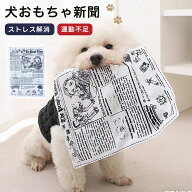 ★SS半額SALE★【2枚セット】【4枚セット】犬 おもちゃ 鳴る カシャカシャ 新聞紙 デザイン 知育 玩具 ペ…