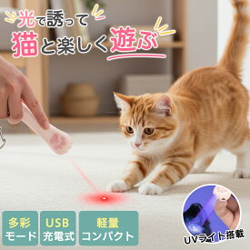 ★最大15%オフクーポン★猫用 レーザー ポインター 5種類 図案 切り替え LED ライト 猫 おもちゃ 追いかける 玩具 ひとり遊び 室内飼い 運動 ケア 知育 玩具 噛まない 安全設計