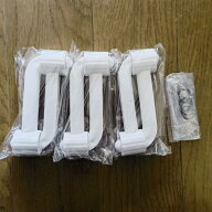 部品　フック×6　カラー→購入するポールハンガーと同じカラー（ブラック　ホワイト）突っ張り式ポール…