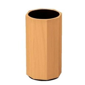 八角木目箸立(小φ65)白木刷毛目塗 81258288【送料無料】