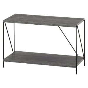 不二貿易 (C/D:77549) EZBOワイヤーラック2段 60幅 GY【送料無料】