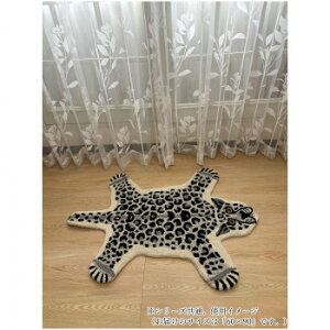 �C���h�����O�@Animal mat�@�A�j�}���}�b�g Leopard/GY�@�q���E�O���[ 60×90�y���������z