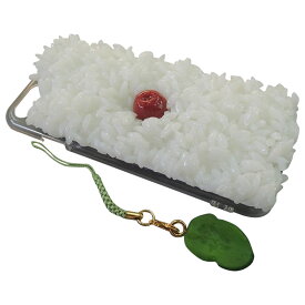 日本職人が作る 食品サンプル iPhone7ケース/アイフォンケース　日の丸弁当　ストラップ付き　IP-717【送料無料】 メール便対応商品