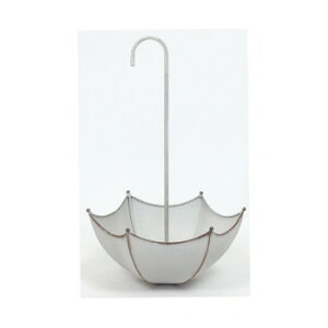 ブリキプランター アンブレラポットM ホワイト 5700【送料無料】