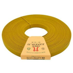 ハマナカ エコクラフト 30m巻 col.124 からし【送料無料】 メール便対応商品