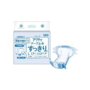 日本製紙クレシア アクティ テープ止めすっきりタイプ 袋 L 84355 955695【送料無料】