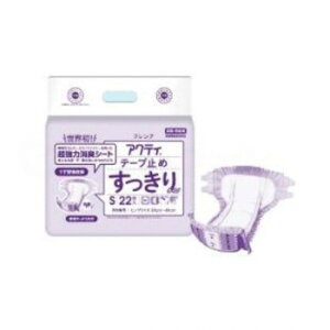 日本製紙クレシア アクティ テープ止めすっきりタイプ 袋 S 84359 955695【送料無料】