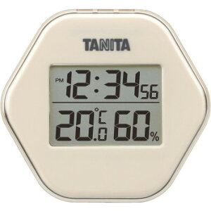 TANITA タニタ デジタル温湿度計 TT-573 アイボリー【送料無料】 メール便対応商品