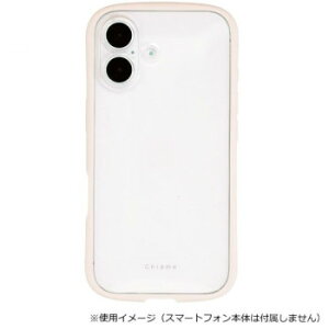 Chrome-CLEAR iPhone17pwʌ^P[X Beige/x[W iP25-61-CHC07yz [֑Ήi