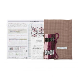 クロス・ステッチキット フォークロア パターンズ ローズフレーム 9098【送料無料】