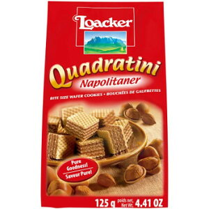 ロアカー クワドラティーニ ウエハース ナポリタン 125g 12セット【送料無料】