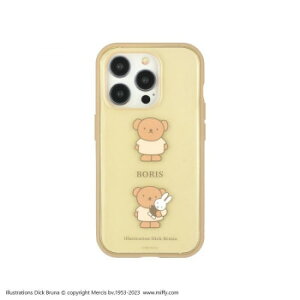 �~�b�t�B�[ IIIIfit Clear iPhone15 Pro�Ή��P�[�X �{���X MF-442D�y���������z ���[���֑Ή����i