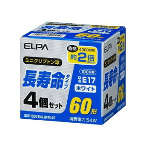 ELPA �������~�j�N���v�g��54W4P EKP100V54LW(W)4P�y���������z