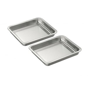 燕三 重ねて使えるステンレス角バット2枚組 EM-051【送料無料】