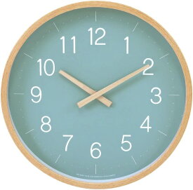 Creer 掛け時計 CAMPAS キャンパス ウォール クロック（ブルーグリーンL）4×31×31cm ナチュラル シンプル オシャレ 新築祝い 引越祝い