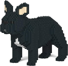 【JEKCA】 ジェッカ ブロック （フレンチブルドッグ 02S-M03） 立体パズル 組立パズル 犬の模型 大人向け ブロック玩具 ペット 置き物 動物 インテリア