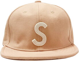 [ベーシクエンチ] Basiquenti Spring Logo Short Cap アンパイヤキャップ 帽子 ショートつば 小つば つば短 ストライプ Sロゴ レディース メンズ 2サイズ展開 フリーサイズ （ピンク）
