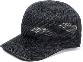 [ベーシクエンチ] Basiquenti Solid Thermo Cap キャップ 帽子 通気性 レディース メンズ　メッシュ 涼しい 熱中症 キャンプ BBQ 海 プール（ブラック）