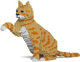 【JEKCA】 ジェッカ ブロック （ねこ） 04S-M01 Sculptor 立体パズル 組立パズル 猫の模型 大人向け ブロック玩具 ペット 置き物 動物 インテリア