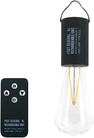 【ポストジェネラル】ハングランプ 寝室 リチャージャブルユニット USB充電 リモコン操作 タイプワン リビング 寝室 アウトドア キャンプ BBQ シンプル LED リモコン 取り外し