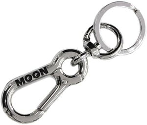 MOONEYES ���[���A�C�Y MOON W �J���r�i �L�[�z���_�[ MOON Double Carabiner key Holder �N���[�����b�L MKR-133 CHME