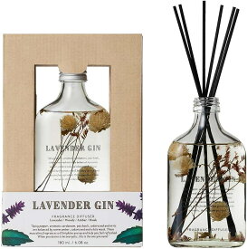 ユーロジャパンエレガンス BOTANICAL BOTTLES (ボタニカルボトルズ) ディフューザー 180ml （ラベンダージン）　ナチュラル ボタニカル