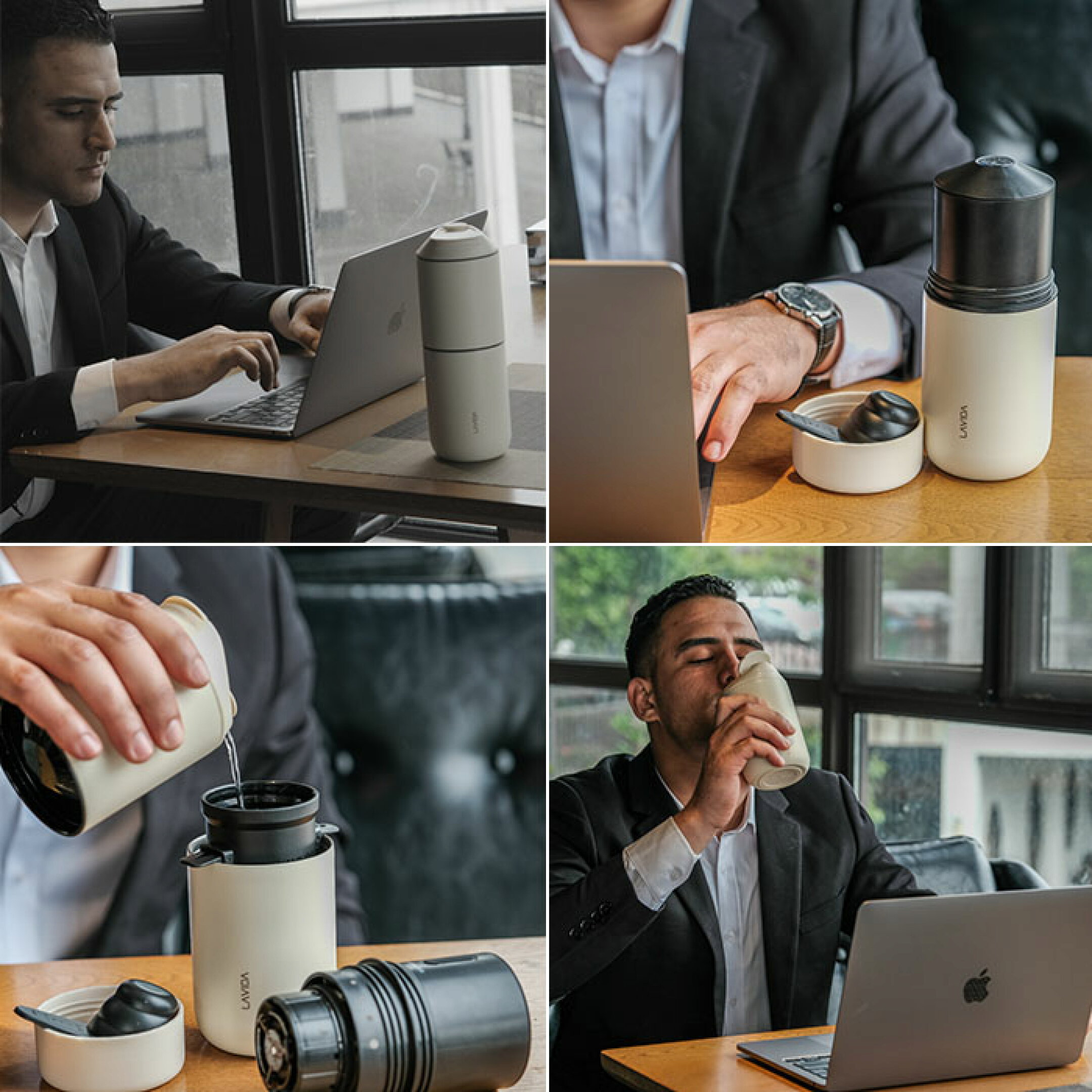 [LAVIDA ATONCE]オールインワン全自動ポータブル コーヒーメーカー