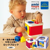 ボーネルンド ( BorneLund ) アンビトーイ ( ambi toys ) ロックブロック 1歳 AM31151J 出産祝い お誕生…