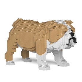 【JEKCA】 ジェッカ ブロック （イングリッシュ・ブルドッグ） 03S Sculptor 立体パズル 組立パズル 犬の模型 大人向け ブロック玩具 ペット 置き物 動物 インテリア