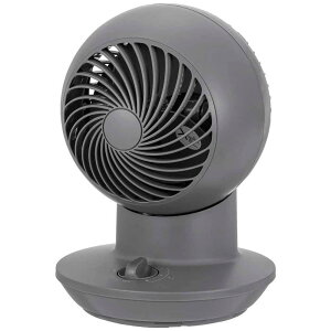 アイリスオーヤマ サーキュレーター mini 扇風機 8畳 左右首振り 三段階風量調節 静音 パワフル 下向き送風 コンパクト デスク 台所 PCF-S M122-H グレー