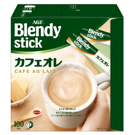 【お買い物マラソン実施中】AGF ブレンディ スティック カフェオレ 100本 【 スティックコーヒー 】