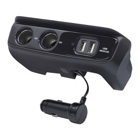 【楽天スーパーSALE★P最大47.5倍】槌屋ヤック(Tsuchiya Yac) 車種専用品 トヨタ ヤリス ヤリスクロス 専用 増設ソケット 電源BOX ブラック SY-YA4