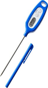タニタ Tanita 温度計 料理 調理 IPX7 防水 -50~250度 ブルー TT-508N BL はかった温度を記憶 スティック温度計