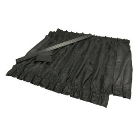 【楽天スーパーSALE★P最大47.5倍】槌屋ヤック(Tsuchiya Yac) 車内用品 カーテン 日除け サイドカーテン メッシュ2 ブラック Lサイズ L-314