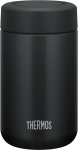 【当店ポイント5倍実施中】サーモス 真空断熱スープジャー 500ml ブラック スタンダードモデル 保温保冷 お手入れ簡単 口当たりがやさしい丸口設計 JBR-501 BK