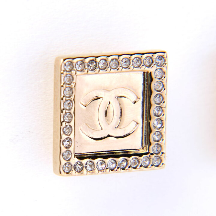 楽天市場】シャネル CHANEL ピアス ココマーク CCロゴ スクエア B25P 