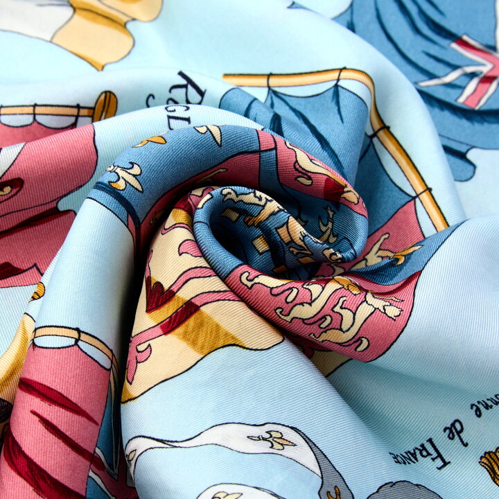 楽天市場】【美品】HHERMES エルメス スカーフ カレ90 Pavois パヴォワ 