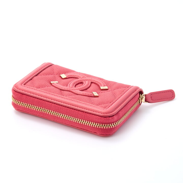 楽天市場】CHANEL シャネル CCフィリグリー コインケース キャビア 