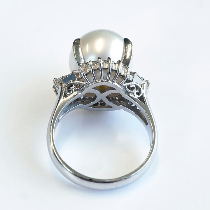 33-20】【MIKIMOTO】パール ダイヤモンド リング D0.033ct 楽天市場 