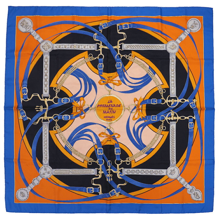 楽天市場】【中古】Hermes エルメス カレ90 LA PROMENADE DU 
