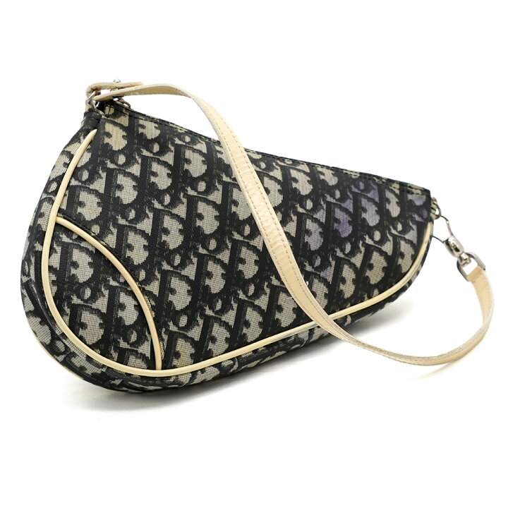 楽天市場】【中古】Dior ディオール トロッター サドルポーチ PVC 