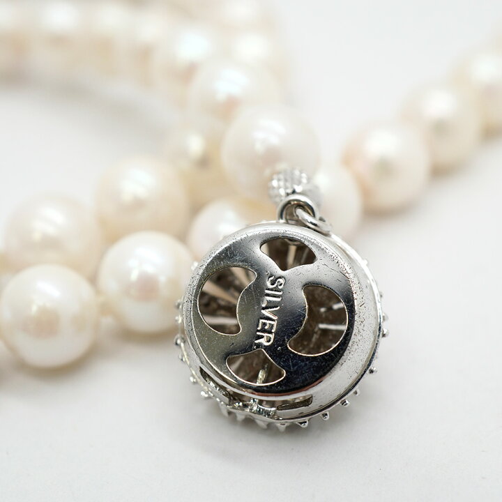 楽天市場】【中古】パール Akoya pearl ネックレス イヤリング セット 