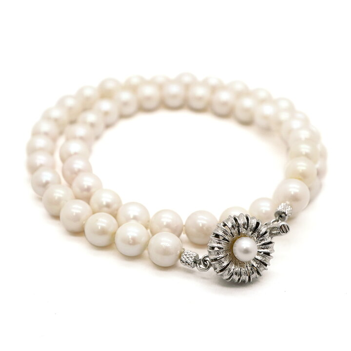 楽天市場】【中古】パール Akoya pearl ネックレス イヤリング セット  