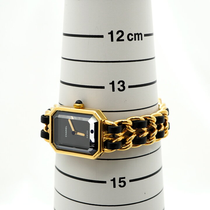 楽天市場】【中古】CHANEL プルミエール S 腕時計 黒文字盤 電池交換 