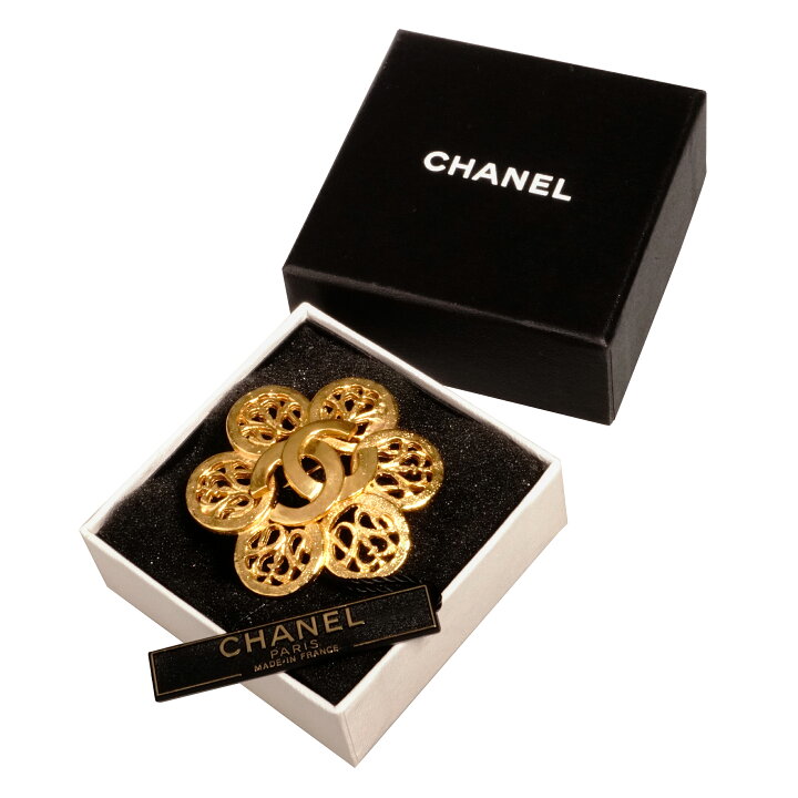 楽天市場】【極美品】シャネル CHANEL ヴィンテージ フラワー ココ 