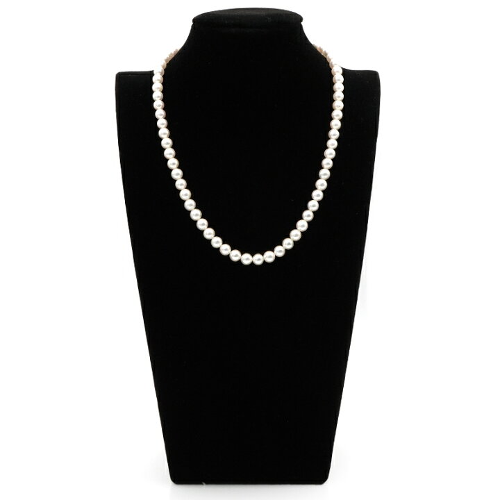 楽天市場】【中古】 MIKIMOTO ミキモト パール ネックレス シルバー 