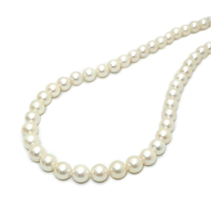 楽天市場】【中古】パール Akoya pearl ネックレス 真珠 8.0〜8.5mm珠  