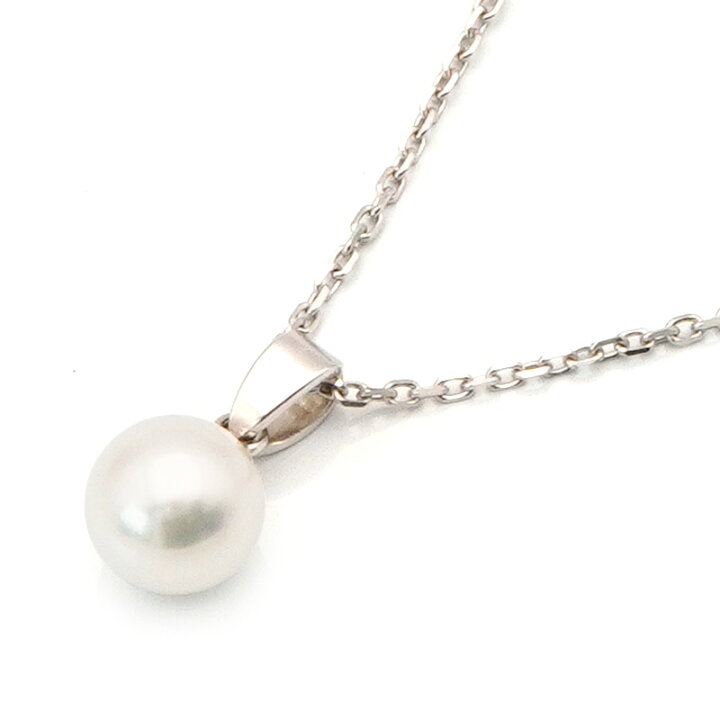 楽天市場】MIKIMOTO ミキモト パール ネックレス 7mm珠 K18 ホワイト  