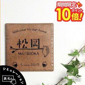 【 P10〜20倍！ 2/4〜10日迄 】 表札 タイル 200角 アンティーク【 イタリア製 】 表札 戸建 正方形 タイル ローマ字 漢字 筆記体 ネームプレート 表札 北欧 オーダー オーダーメイド イラスト 陶器 焼き物 シンプル 小さい 表札