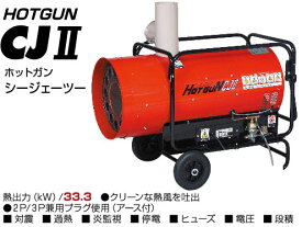静岡製機　熱風ヒーター　ホットガンHG-CJ2(乾燥用)　【代引き不可商品】